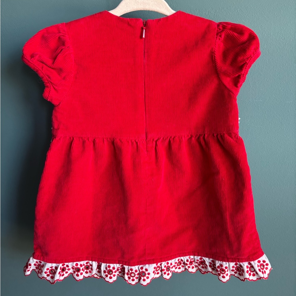 Hanna Andersson Red Corduroy Dress - Picture 6 of 12